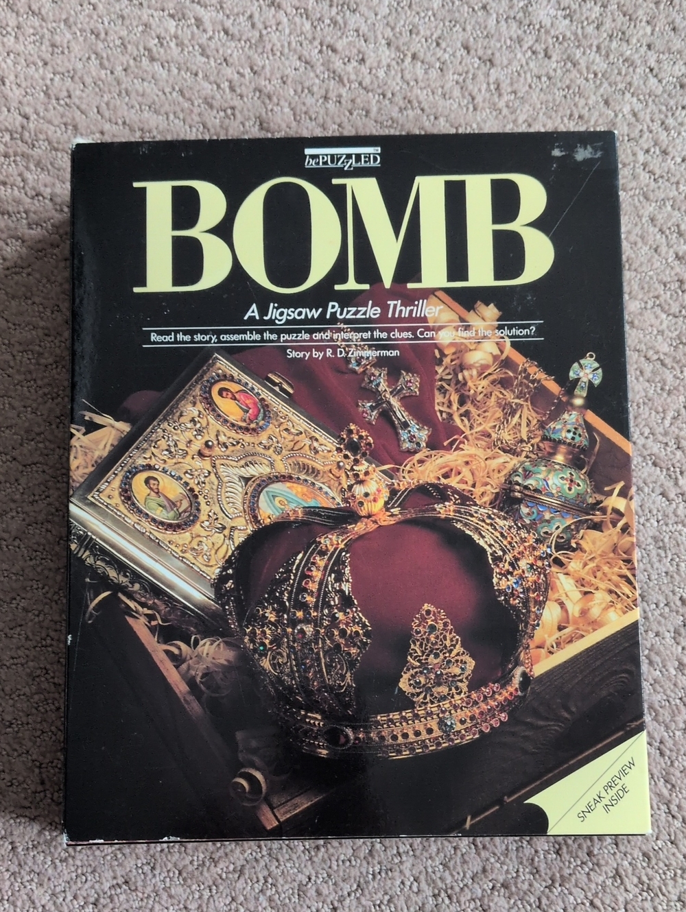 bePuzzled's BOMB: A Jigsaw Puzzle Thriller 500-piece mystery puzzle game